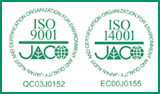 ISO9001登録マーク｜ISO14001登録マーク